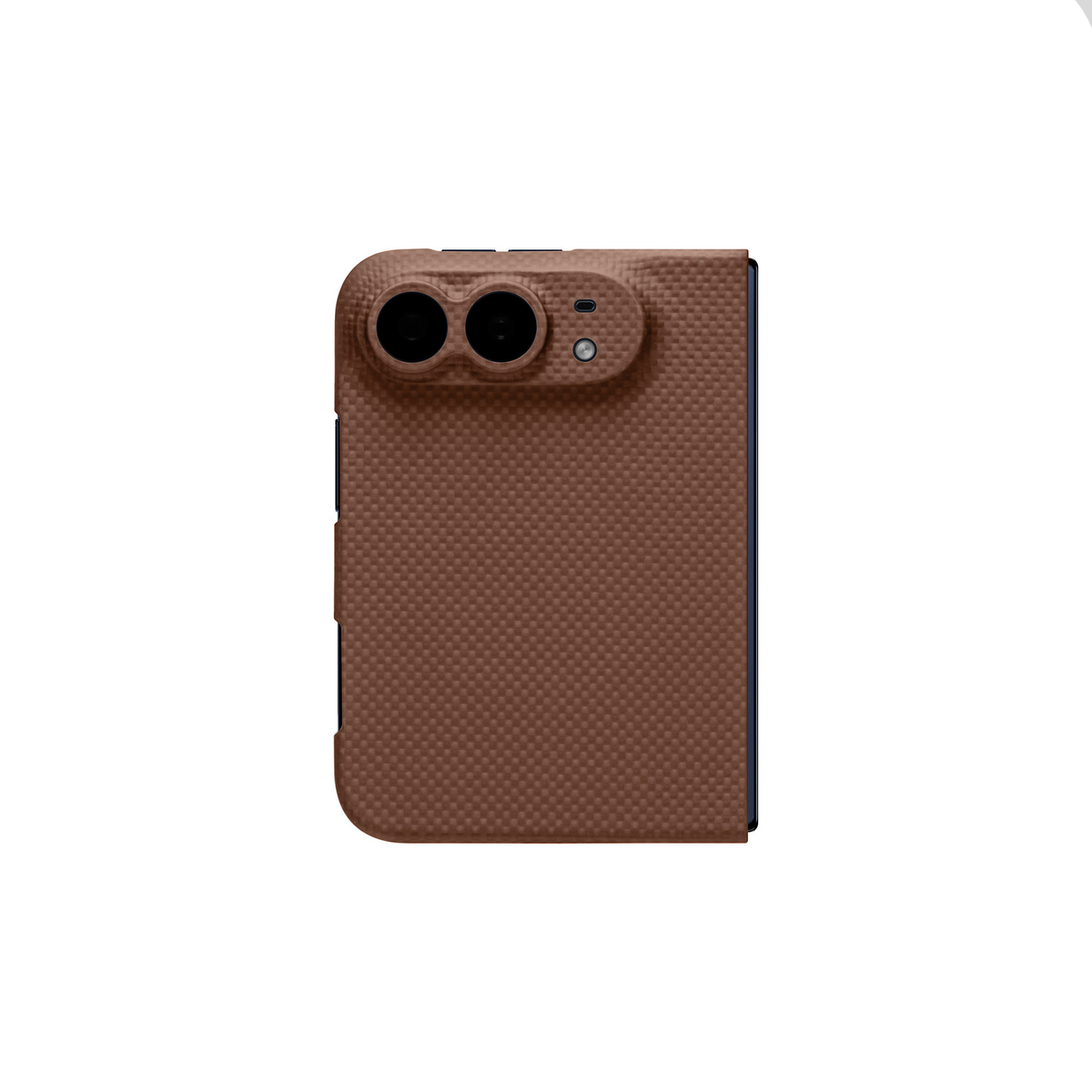 EM iPhone11pro ケース　ブラウン iPhone Duo Thin Case // Latercase