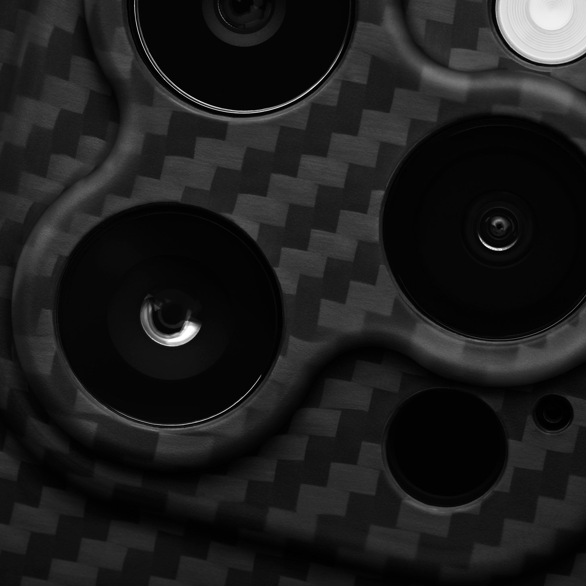 Case Compatible With Google Pixel 9 Pro Fold Case Carbon Fiber Texture Design Cover Non-Slip